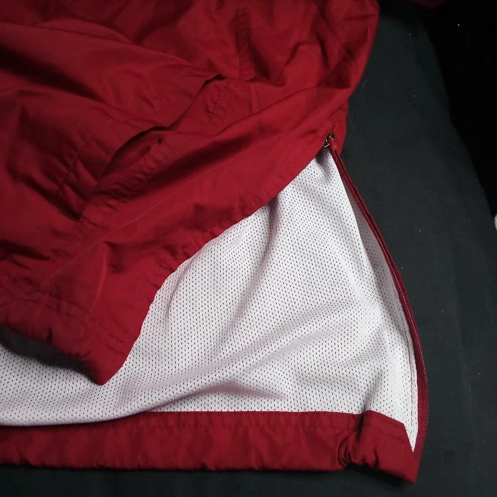Vintage Adidas 3 Stripe Indiana University Hoosiers Pullover Windbreaker Jacket